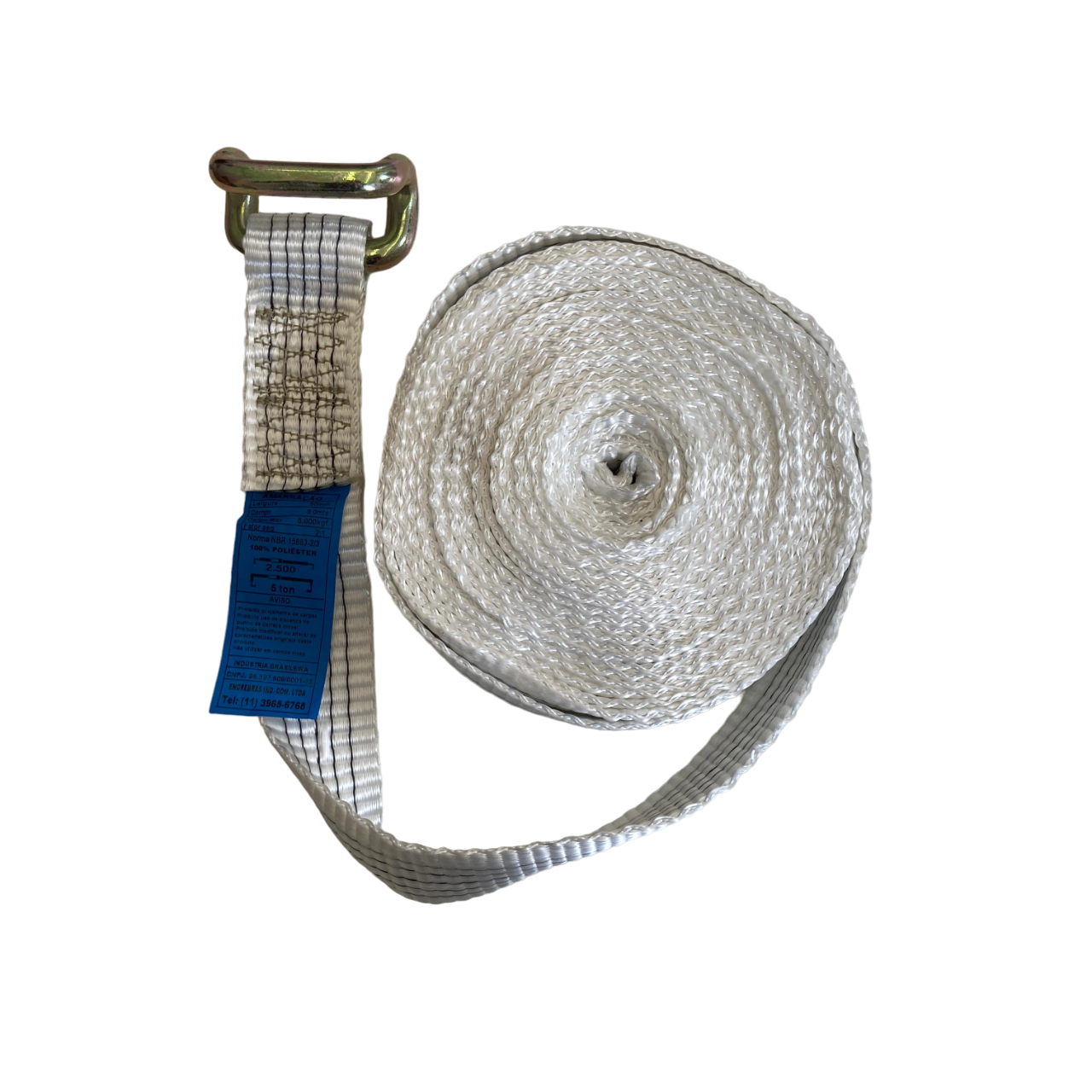 Cinta de Amarração 5 Toneladas 9mts - Gancho Garra - Imagem 4